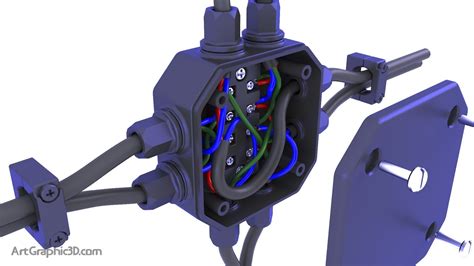 junction box 3d model